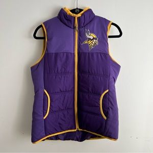 NFL Minnesota Vikings vest women's medium EUC